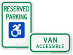 Handicap Parking Signs