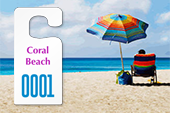 Beach parking pass is guaranteed to last outside.