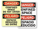 Confined Space Signs