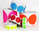 Inventory Labels are available in 11 colors.