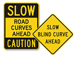 Curvy Road Signs