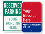 Custom Parking Signs