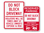 Do Not Block Driveway