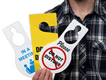Door Knob Hang Tags