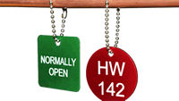 Engraved Metal Identification Tags
