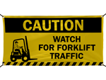 Forklift Safety Banners