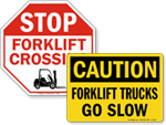 Forklift Signs