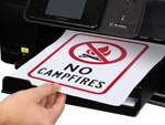 Free Campground Signs