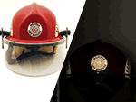 Fire Fighter Helmet Label