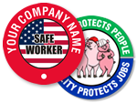 Hard Hat Safety Stickers