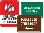 Custom Plastic Signs & Labels