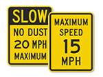Maximum Speed Limit Signs