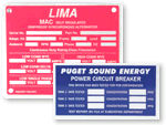 Equipment Nameplates