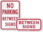 No Parking Between Signs