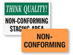 Non Conforming Inspection Labels