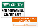 Non Conforming Inspection Labels