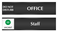 Office Sliding Signs
