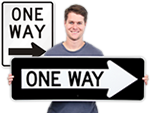 Custom One Way Signs