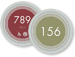 Optik Room Number Signs