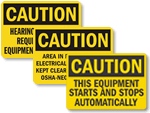 OSHA Caution Signs