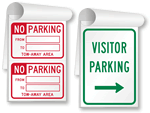 Temporary No Parking Signs
