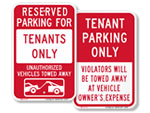 Tenant Parking Signs
