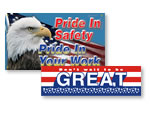 Patriotic Safety Banners