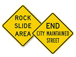 Road Condition Sign