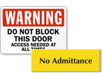 Prohibition & Warning Signs