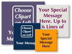 Square Custom Engraved Signs