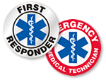 Star of Life Hard Hat Stickers