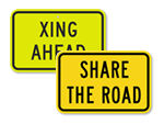 Supplemental Crossing Signs