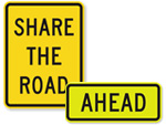 Supplementary Pedestrian Signs