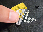 Tamper Proof Checkerboard Labels