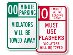Time Limit Signs