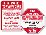 Tow Company Signs