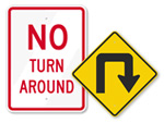 Turning Area Signs