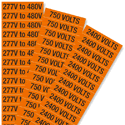 Small Voltage Marker Labels