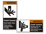 Machinery Service Labels