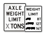Weight Limit Signs