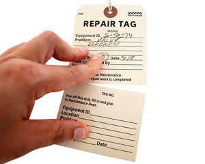 Perforated Cardstock Tags With Tear Off Stub
