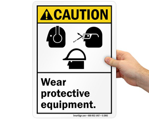 Warning ANSI Sign