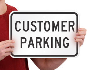 Customer Parking Cone