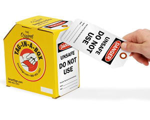 Do Not Use Tag in a Box