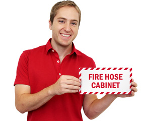 Fire Hose Sign