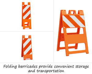 Folding Traffic Barricades