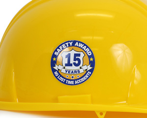 3pc SAFETY FIRST 2" Hard Hat Sticker OSHA Safety Committee Decal FREE SHIPPING! 