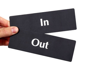 In and Out Door Signs