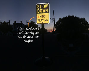 Kids at play sign