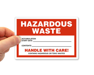 Used Oil Label